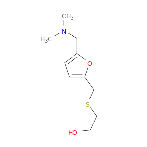 Ethanol, 2-[[[5-[(dimethylamino)methyl]-2-furanyl]methyl]thio]-