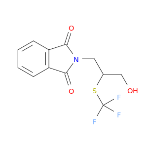 1H-Isoindole-1,3(2H)-dione, 2-[3-hydroxy-2-[(trifluoromethyl)thio]propyl]-