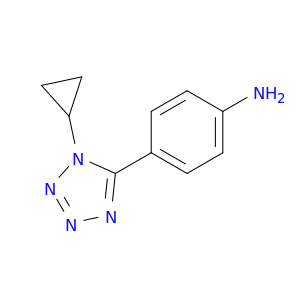 4-(1-cyclopropyl-1H-1,2,3,4-tetrazol-5-yl)aniline