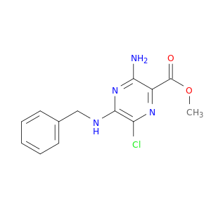 3-氨基-5-苄基氨基-6-氯吡嗪-2-甲酸甲酯