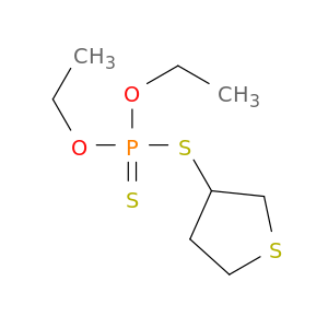 硫代酸,O,O-二乙基S-四氢-3-噻吩基酯,1,1-二氧化锑