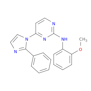 2-Pyrimidinamine, N-(2-methoxyphenyl)-4-(2-phenyl-1H-imidazol-1-yl)-