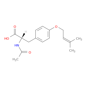 L-Tyrosine, N-acetyl-O-(3-methyl-2-butenyl)-