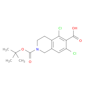 2-(叔丁氧基羰基)-5,7-二氯-1,2,3,4-四氢异喹啉-6-羧酸
