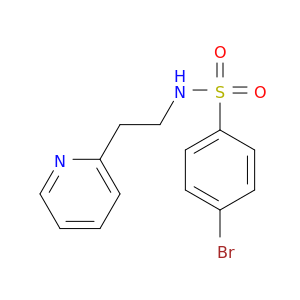 Benzenesulfonamide, 4-bromo-N-[2-(2-pyridinyl)ethyl]-