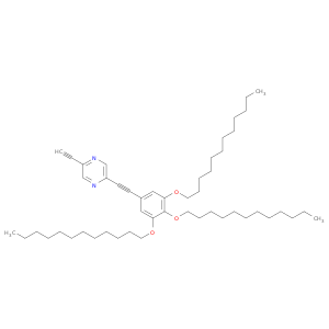 Pyrazine, 2-ethynyl-5-[[3,4,5-tris(dodecyloxy)phenyl]ethynyl]-