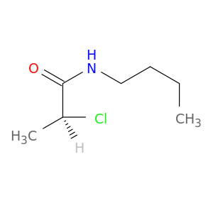 Propanamide, N-butyl-2-chloro-, (S)-
