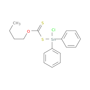 Stannane, [(butoxythioxomethyl)thio]chlorodiphenyl-