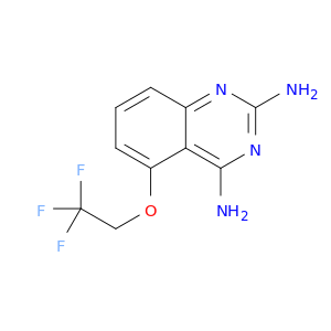 2,4-Quinazolinediamine,5-(2,2,2-trifluoroethoxy)-