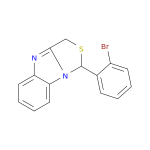 1H,3H-Thiazolo[3,4-a]benzimidazole, 1-(2-bromophenyl)-