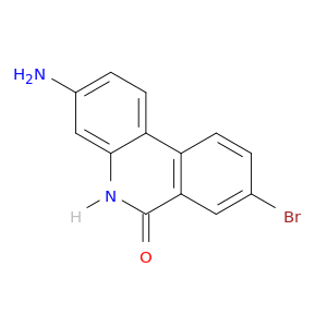 6(5H)-Phenanthridinone,3-amino-8-bromo-