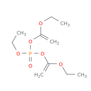 Phosphoric acid, bis(1-ethoxyethenyl) ethyl ester