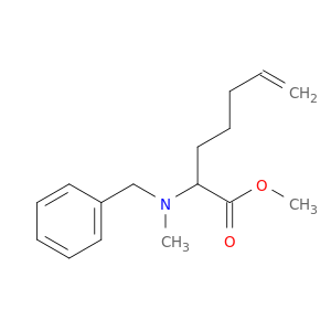 6-Heptenoic acid, 2-[methyl(phenylmethyl)amino]-, methyl ester