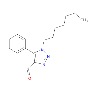 1H-1,2,3-Triazole-4-carboxaldehyde, 1-heptyl-5-phenyl-