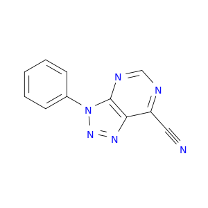 3H-1,2,3-Triazolo[4,5-d]pyrimidine-7-carbonitrile, 3-phenyl-