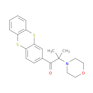 1-Propanone, 2-methyl-2-(4-morpholinyl)-1-(2-thianthrenyl)-