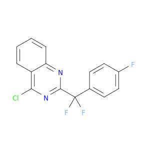 4-Chloro-2-(difluoro(4-fluorophenyl)methyl)quinazoline