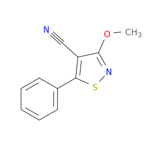 4-Isothiazolecarbonitrile, 3-methoxy-5-phenyl-