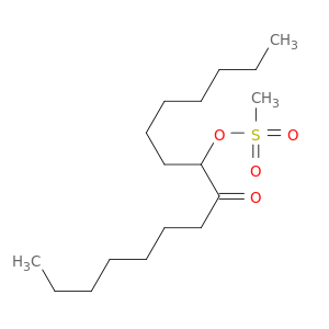 8-Hexadecanone, 9-[(methylsulfonyl)oxy]-