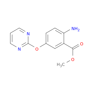 Benzoic acid, 2-amino-5-(2-pyrimidinyloxy)-, methyl ester