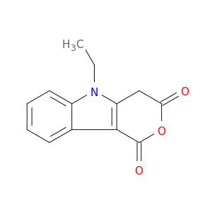 Pyrano[4,3-b]indole-1,3-dione, 5-ethyl-4,5-dihydro-
