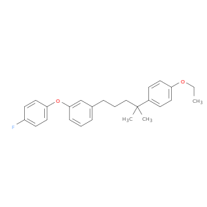 Benzene, 1-[4-(4-ethoxyphenyl)-4-methylpentyl]-3-(4-fluorophenoxy)-