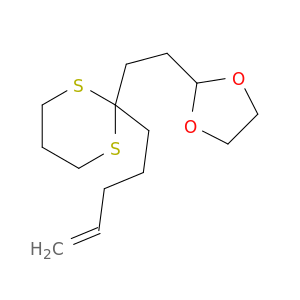 1,3-Dithiane, 2-[2-(1,3-dioxolan-2-yl)ethyl]-2-(4-pentenyl)-