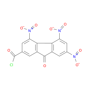 9H-Fluorene-2-carbonyl chloride, 4,5,7-trinitro-9-oxo-