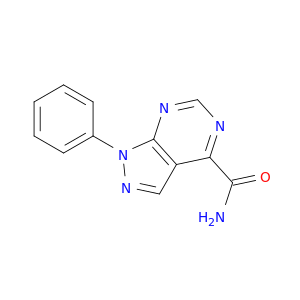 1H-Pyrazolo[3,4-d]pyrimidine-4-carboxamide, 1-phenyl-