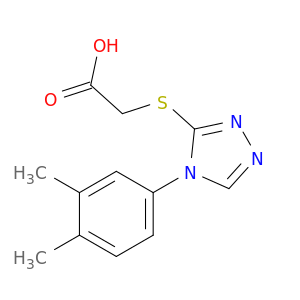 {[4-（3,4-二甲基苯基）-4H-1,2,4-三唑-3-基]硫基}乙酸