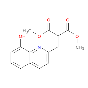 Propanedioic acid, [(8-hydroxy-2-quinolinyl)methyl]-, dimethyl ester