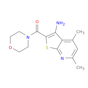 4,6-Dimethyl-2-(morpholine-4-carbonyl)thieno[2,3-b]pyridin-3-amine