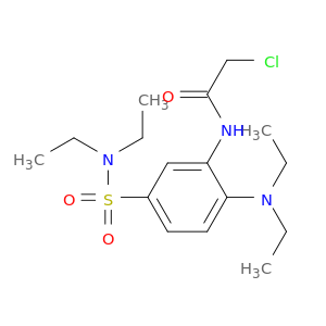 2-氯-N-[2-(二乙基氨基)-5-[(二乙基氨基)磺酰基]苯乙酰胺