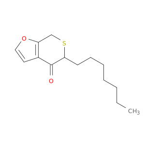 5H-Thiopyrano[3,4-b]furan-4(7H)-one, 5-heptyl-