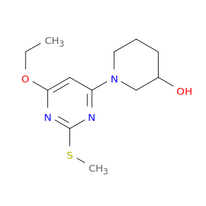 1-(6-乙氧基-2-甲基硫基-嘧啶-4-基)-哌啶-3-醇