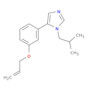 1H-Imidazole, 1-(2-methylpropyl)-5-[3-(2-propenyloxy)phenyl]-
