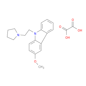 3-METHOXY-9-(2-PYRROLIDIN-1-YLETHYL)-CARBAZOLE OXALATE