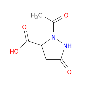 3-Pyrazolidinecarboxylic acid, 2-acetyl-5-oxo-