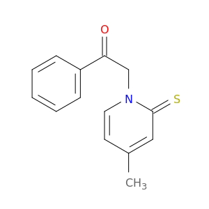 Ethanone, 2-(4-methyl-2-thioxo-1(2H)-pyridinyl)-1-phenyl-