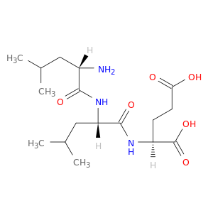 L-Glutamic acid, N-(N-L-leucyl-L-leucyl)-