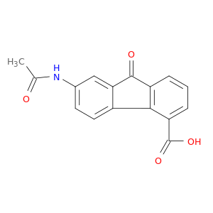 9H-Fluorene-4-carboxylicacid, 7-(acetylamino)-9-oxo-
