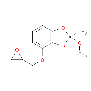 1,3-Benzodioxole, 2-methoxy-2-methyl-4-(oxiranylmethoxy)-