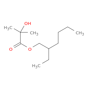 Propanoic acid, 2-hydroxy-2-methyl-, 2-ethylhexyl ester