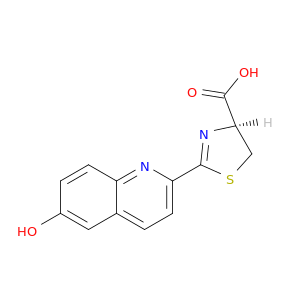 4-Thiazolecarboxylicacid, 4,5-dihydro-2-(6-hydroxy-2-quinolinyl)-, (S)- (9CI)