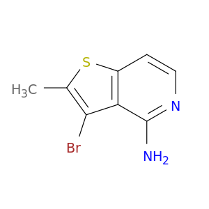 Thieno[3,2-c]pyridin-4-amine, 3-bromo-2-methyl-