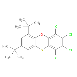 Phenoxathiin, 1,2,3,4-tetrachloro-6,8-bis(1,1-dimethylethyl)-