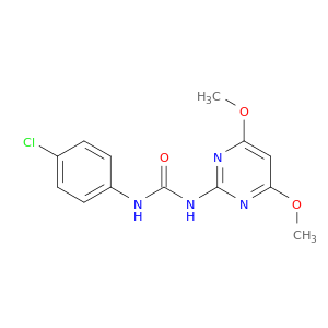 Urea, N-(4-chlorophenyl)-N'-(4,6-dimethoxy-2-pyrimidinyl)-