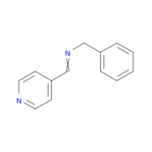 Benzenemethanamine, N-(4-pyridinylmethylene)-