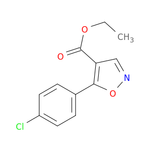 4-Isoxazolecarboxylicacid, 5-(4-chlorophenyl)-, ethyl ester