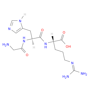 (2S)-2-[[(2S)-2-[(2-aminoacetyl)amino]-3-(3H-imidazol-4-yl)propanoyl]amino]-5-(diaminomethylideneamino)pentanoic acid